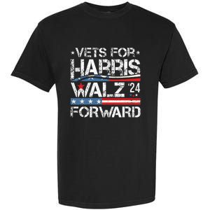 Vets For Kamala Harris Tim Walz Veterans For Harris Garment-Dyed Heavyweight T-Shirt