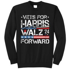 Vets For Kamala Harris Tim Walz Veterans For Harris Sweatshirt