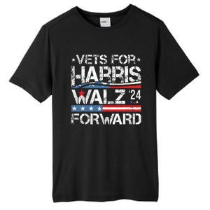 Vets For Kamala Harris Tim Walz Veterans For Harris Tall Fusion ChromaSoft Performance T-Shirt