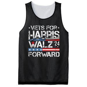 Vets For Kamala Harris Tim Walz Veterans For Harris Mesh Reversible Basketball Jersey Tank