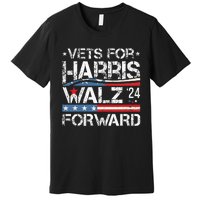 Vets For Kamala Harris Tim Walz Veterans For Harris Premium T-Shirt