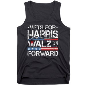 Vets For Kamala Harris Tim Walz Veterans For Harris Tank Top