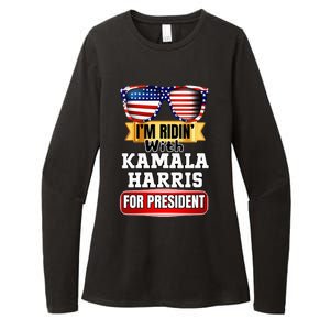 Vote For Kamala Harris 2024 President Election Campaign Womens CVC Long Sleeve Shirt