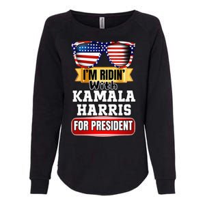 Vote For Kamala Harris 2024 President Election Campaign Womens California Wash Sweatshirt