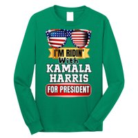 Vote For Kamala Harris 2024 President Election Campaign Long Sleeve Shirt