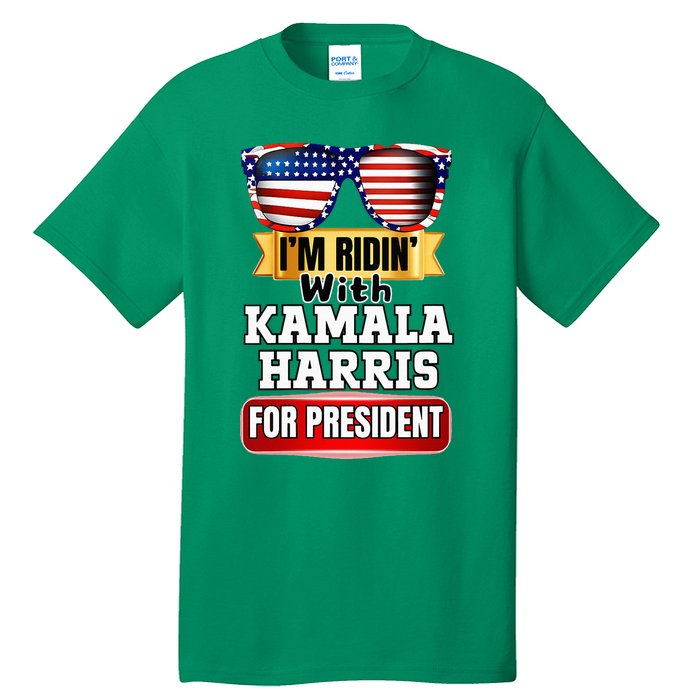 Vote For Kamala Harris 2024 President Election Campaign Tall T-Shirt