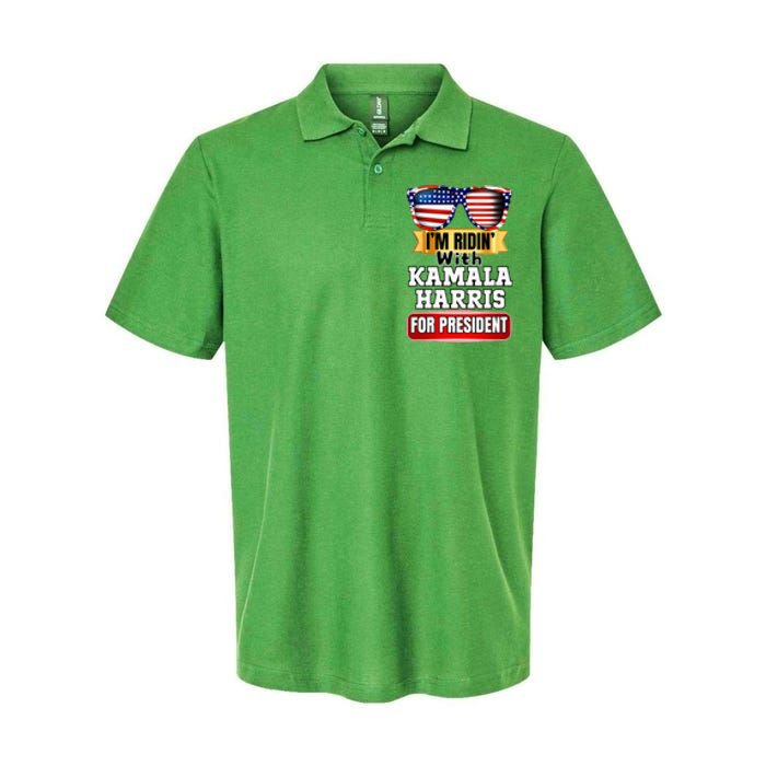 Vote For Kamala Harris 2024 President Election Campaign Softstyle Adult Sport Polo