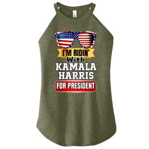 Vote For Kamala Harris 2024 President Election Campaign Women's Perfect Tri Rocker Tank