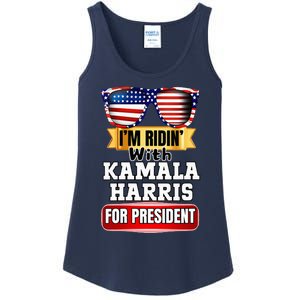 Vote For Kamala Harris 2024 President Election Campaign Ladies Essential Tank