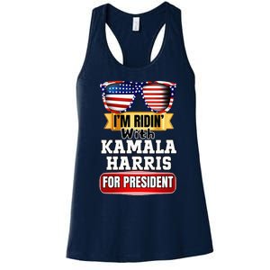 Vote For Kamala Harris 2024 President Election Campaign Women's Racerback Tank