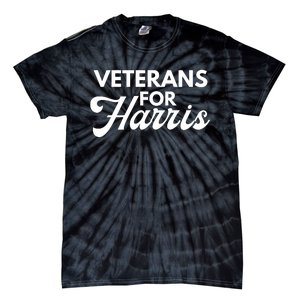 Veterans For Kamala Harris 2024 Election Tie-Dye T-Shirt