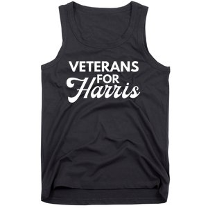 Veterans For Kamala Harris 2024 Election Tank Top