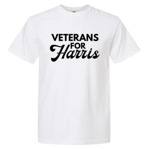 Veterans For Kamala Harris 2024 Election Garment-Dyed Heavyweight T-Shirt