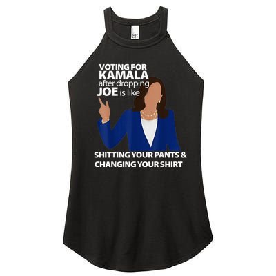 Voting For Kamala After Dropping Joe Is Like Shitting Women’s Perfect Tri Rocker Tank