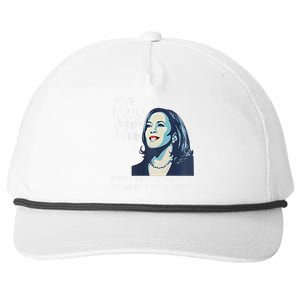 Voting For Kamala After Dropping Joe Is Like Shitting Snapback Five-Panel Rope Hat