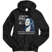 Voting For Kamala After Dropping Joe Is Like Shitting Tie Dye Hoodie