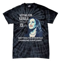 Voting For Kamala After Dropping Joe Is Like Shitting Tie-Dye T-Shirt