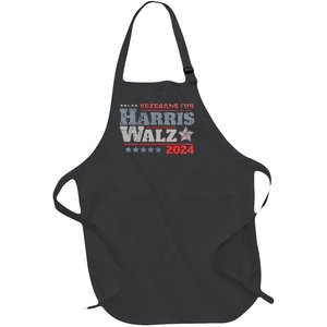 Veterans For Kamala Harris Tim Walz 2024 Full-Length Apron With Pockets