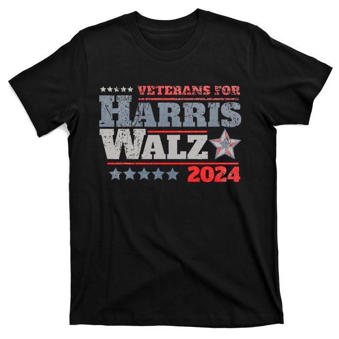 Veterans For Kamala Harris Tim Walz 2024 T-Shirt