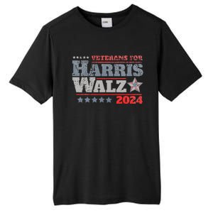 Veterans For Kamala Harris Tim Walz 2024 Tall Fusion ChromaSoft Performance T-Shirt