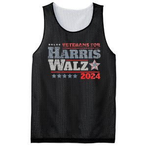 Veterans For Kamala Harris Tim Walz 2024 Mesh Reversible Basketball Jersey Tank