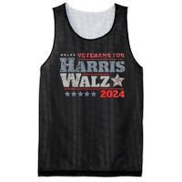 Veterans For Kamala Harris Tim Walz 2024 Mesh Reversible Basketball Jersey Tank