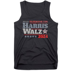 Veterans For Kamala Harris Tim Walz 2024 Tank Top