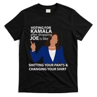 Voting For Kamala After Dropping Joe Is Like Shitting T-Shirt
