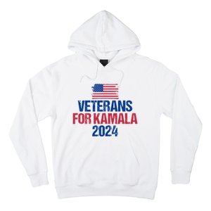 Veterans For Kamala 2024 Election American Flag Hoodie