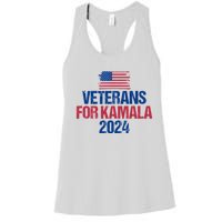 Veterans For Kamala 2024 Election American Flag Women's Racerback Tank