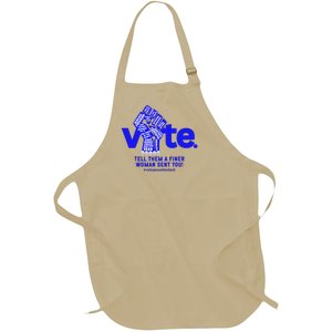 Vote For Kamala 2024 President Full-Length Apron With Pockets