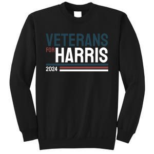 Veterans For Kamala Harris 2024 Sweatshirt