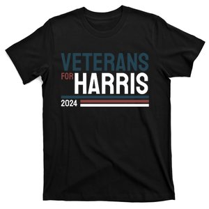 Veterans For Kamala Harris 2024 T-Shirt