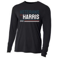 Veterans For Kamala Harris 2024 Cooling Performance Long Sleeve Crew