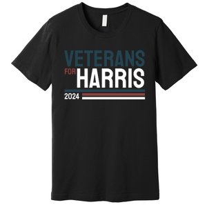 Veterans For Kamala Harris 2024 Premium T-Shirt