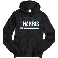 Veterans For Kamala Harris 2024 Tie Dye Hoodie