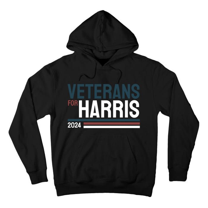 Veterans For Kamala Harris 2024 Tall Hoodie