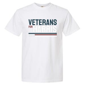 Veterans For Kamala Harris 2024 Garment-Dyed Heavyweight T-Shirt