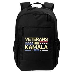 Veterans For Kamala American Flag Kamalaharris Supporter Daily Commute Backpack