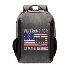 Veterans For Kamala Harris 2024 Election Usa Flag Military Vector Backpack