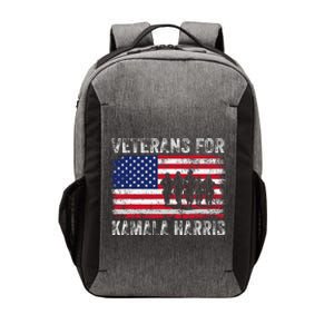 Veterans For Kamala Harris 2024 Election Usa Flag Military Vector Backpack