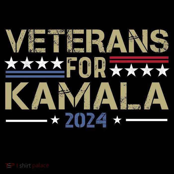 Veterans For Kamala Harris 2024 Election T-Shirt