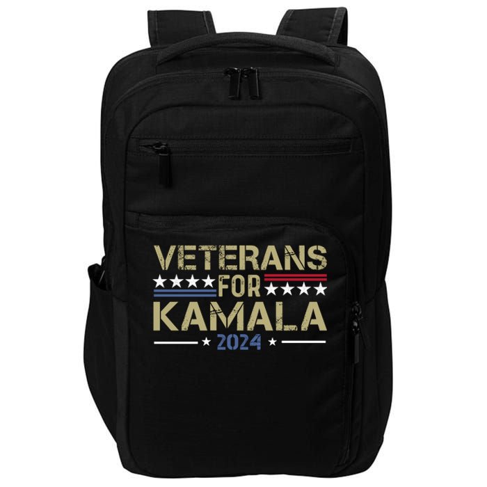 Veterans For Kamala Harris 2024 Election Impact Tech Backpack