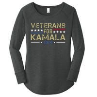 Veterans For Kamala Harris 2024 Election Women's Perfect Tri Tunic Long Sleeve Shirt