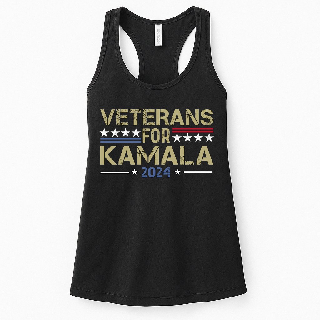 Veterans For Kamala Harris 2024 Election Womens Tank Top