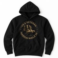 Veterans For Kamala Harris Tim Walz 2024 Election Usa Flag Hoodie