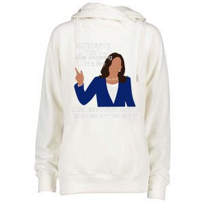 Voting For Kamala After Dropping Joe Is Like Shitting Womens Funnel Neck Pullover Hood