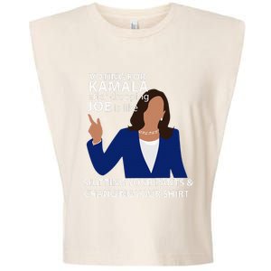 Voting For Kamala After Dropping Joe Is Like Shitting Garment-Dyed Women's Muscle Tee