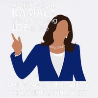 Voting For Kamala After Dropping Joe Is Like Shitting Flat Bill Trucker Hat
