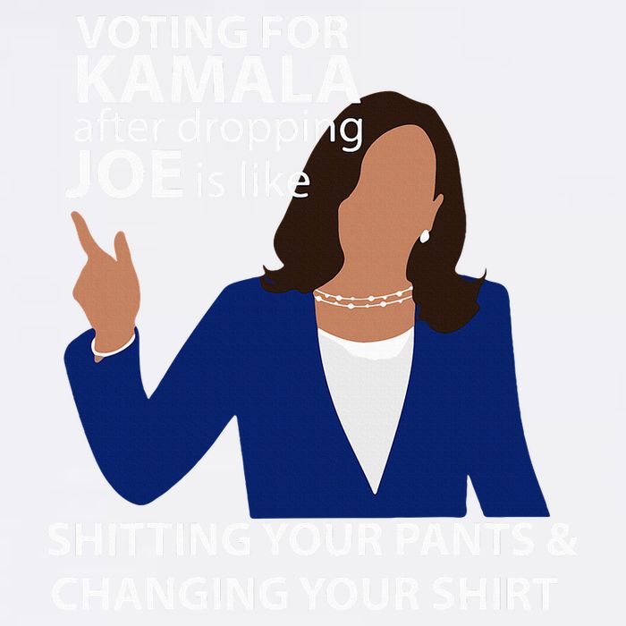 Voting For Kamala After Dropping Joe Is Like Shitting Flat Bill Trucker Hat